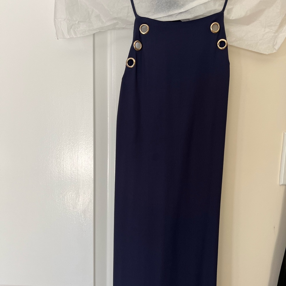 Ladies groment sun dress navy